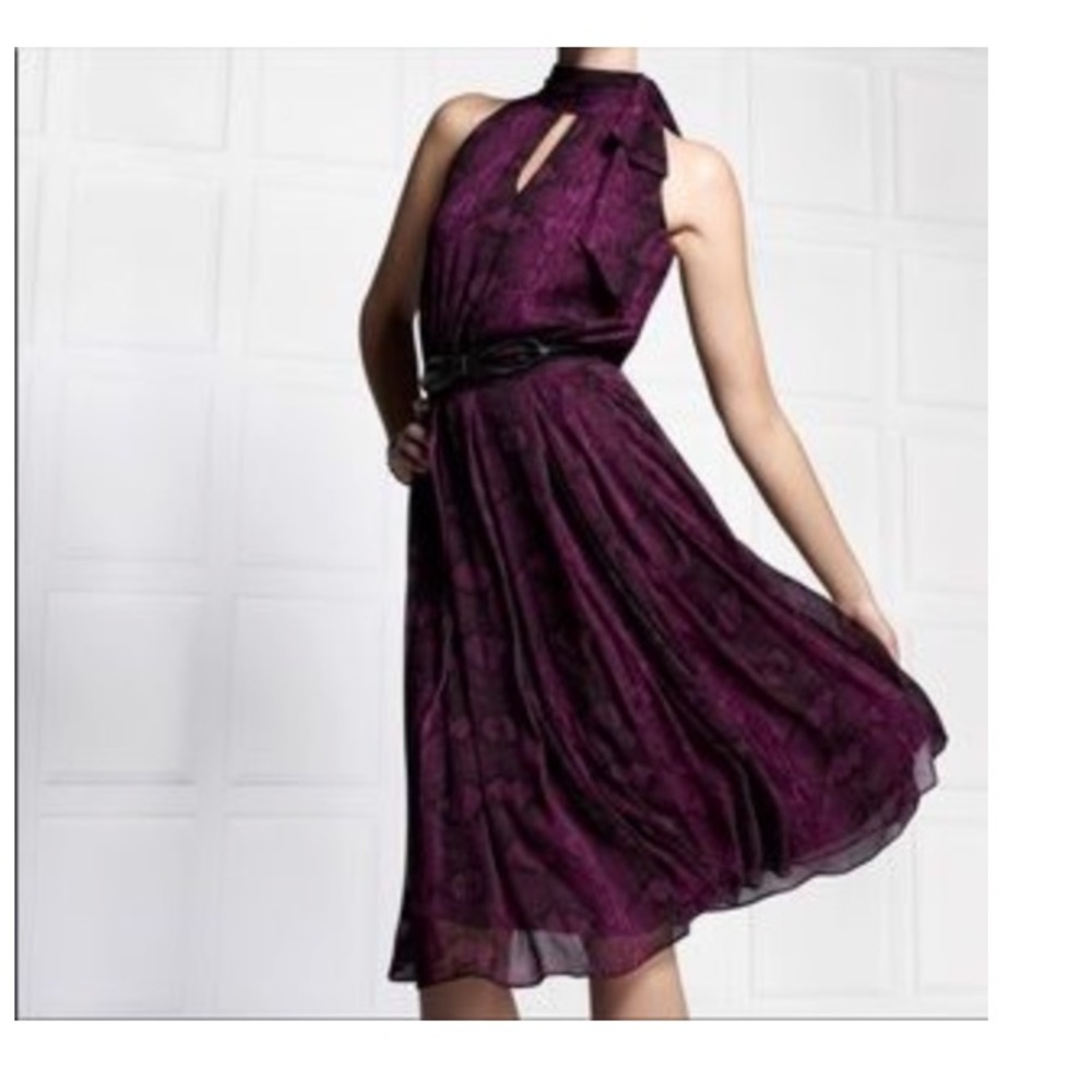 snake print dress